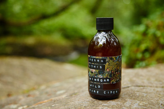 Bottle of wild fire cider vinegar